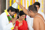 Ramcharan and Upasana Visit Temple